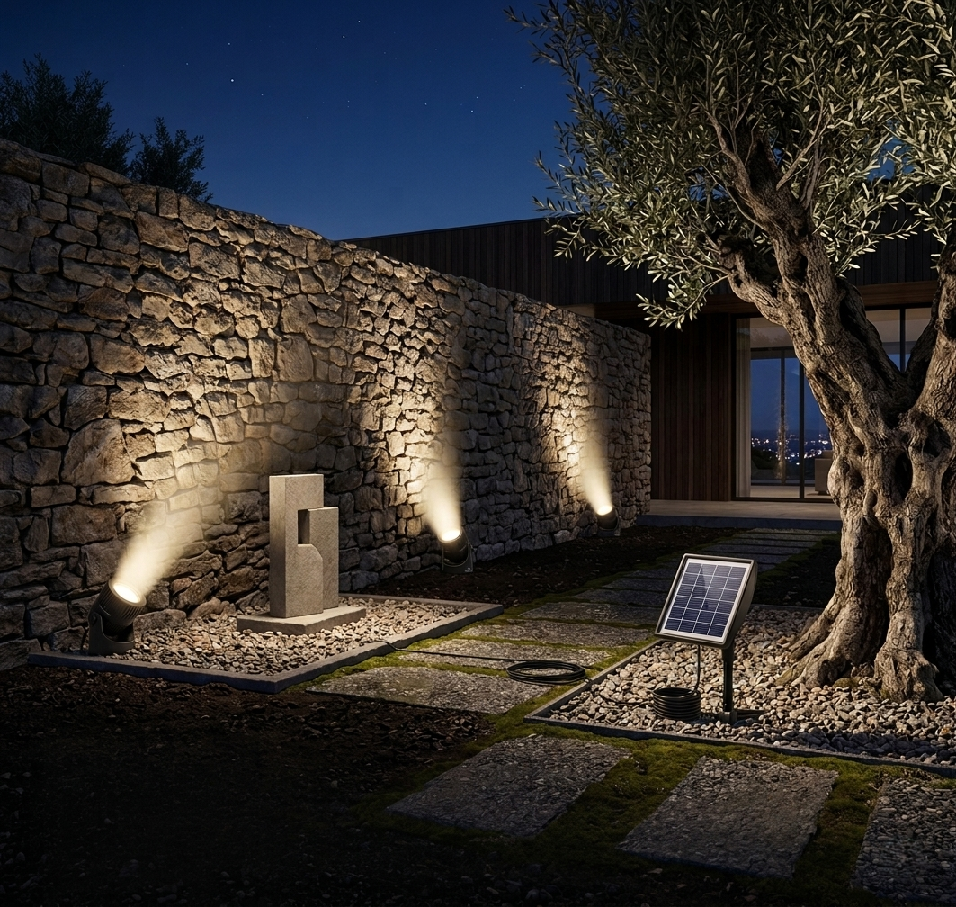 Luz Solar Decorativa para Jardín