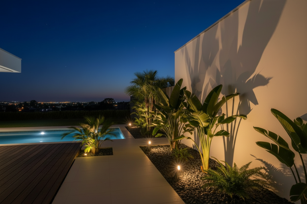 Luz Solar Decorativa para Jardín