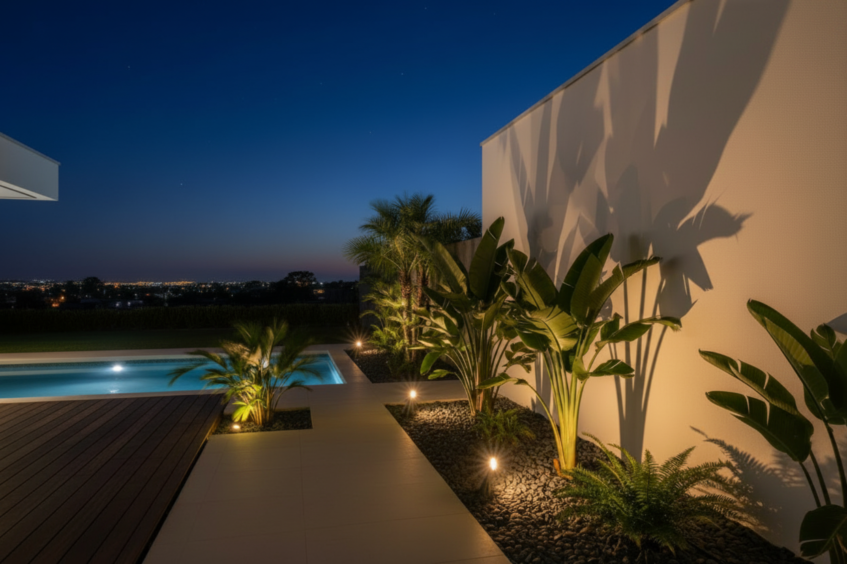 Luz Solar Decorativa para Jardín